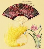 SF-4贝壳扇之袅袅梅花（紫）