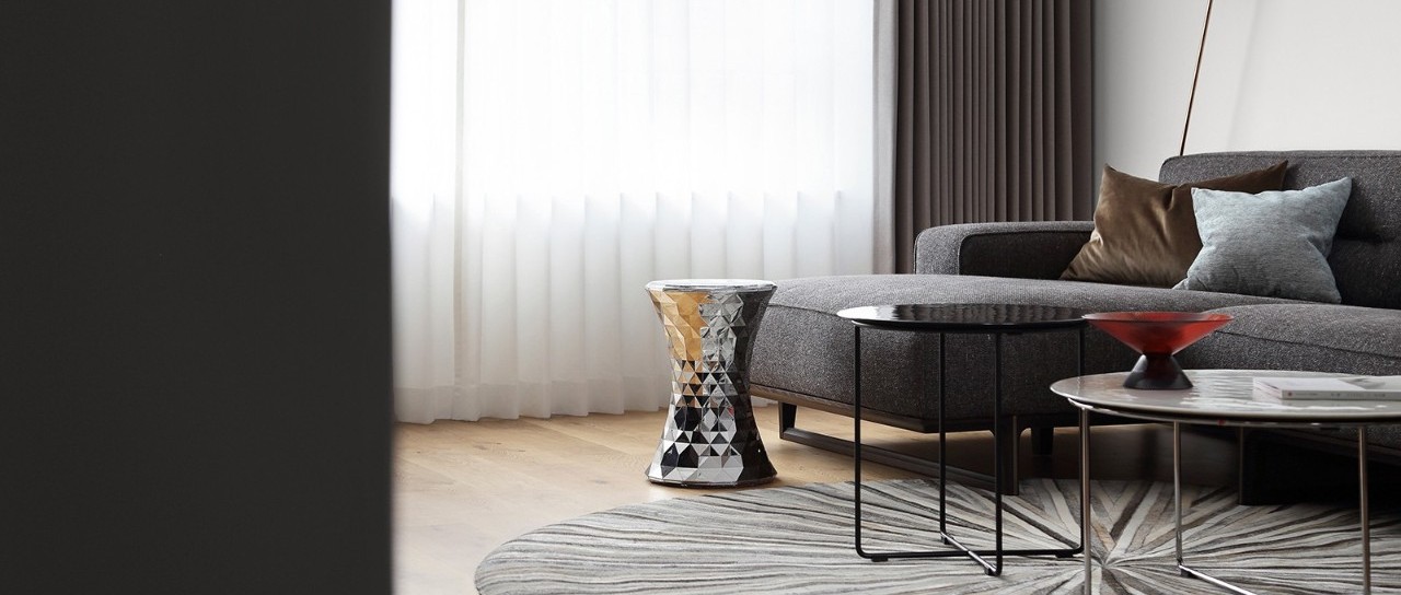 平层住宅 | 黑白缄默，优雅的气质空间